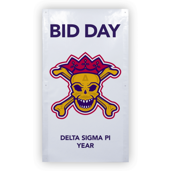 Delta Sigma Pi Gift Bid Day Banner
