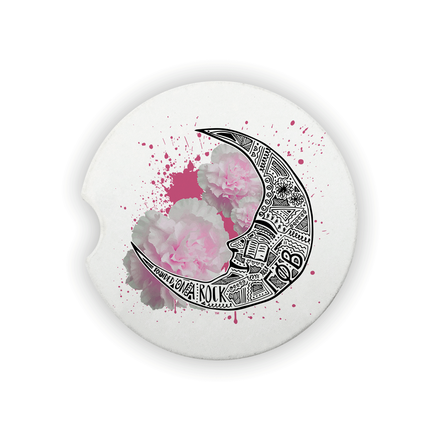 Gamma Phi Beta big little gift car coaster