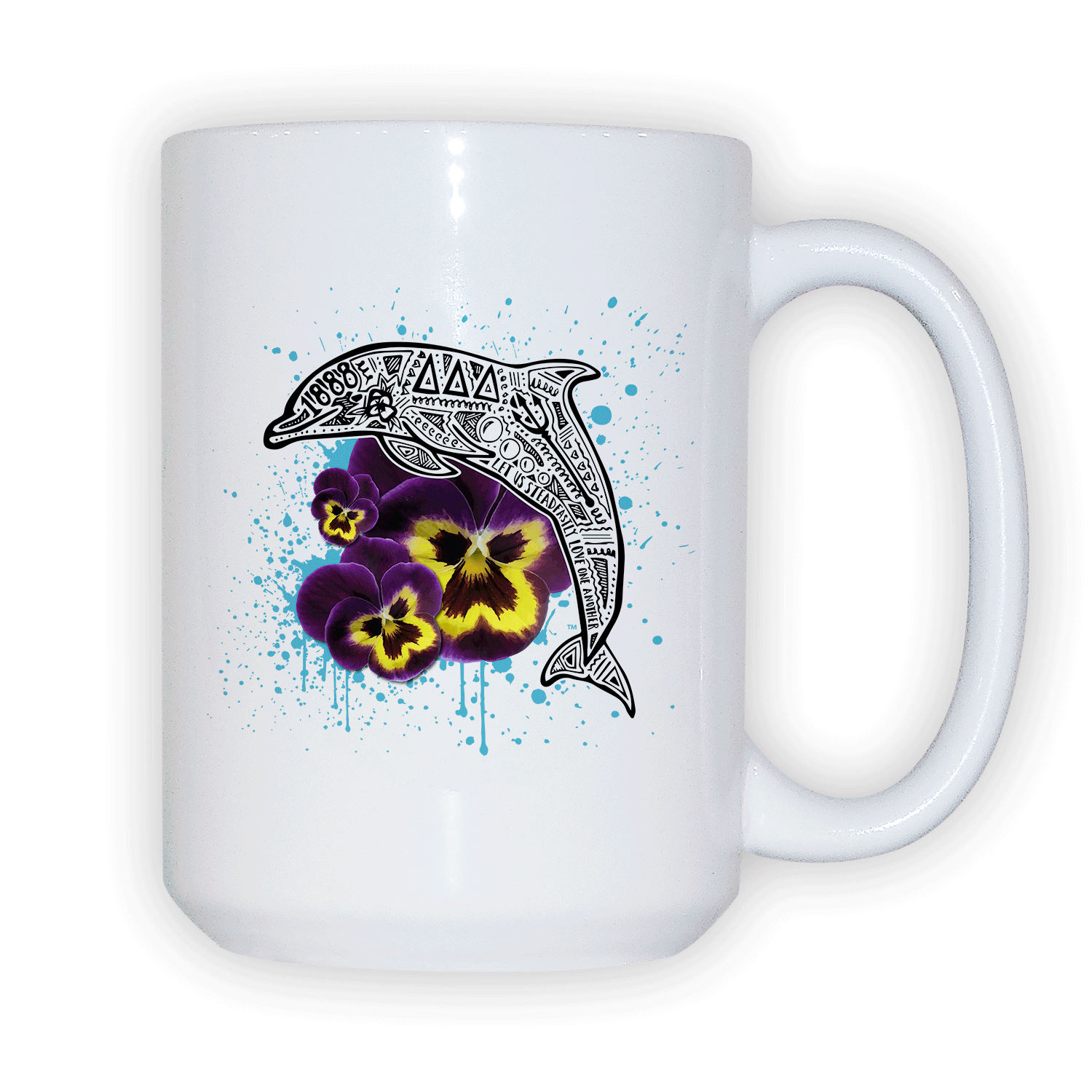 Delta Delta Delta Tri Delta Big Little Gift ceramic coffee mug