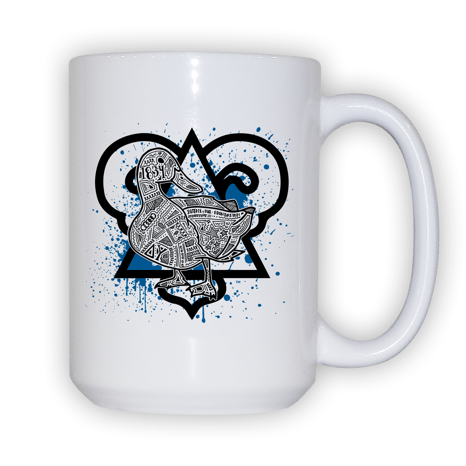 Delta upsilon DU Big Little Gift ceramic coffee mug