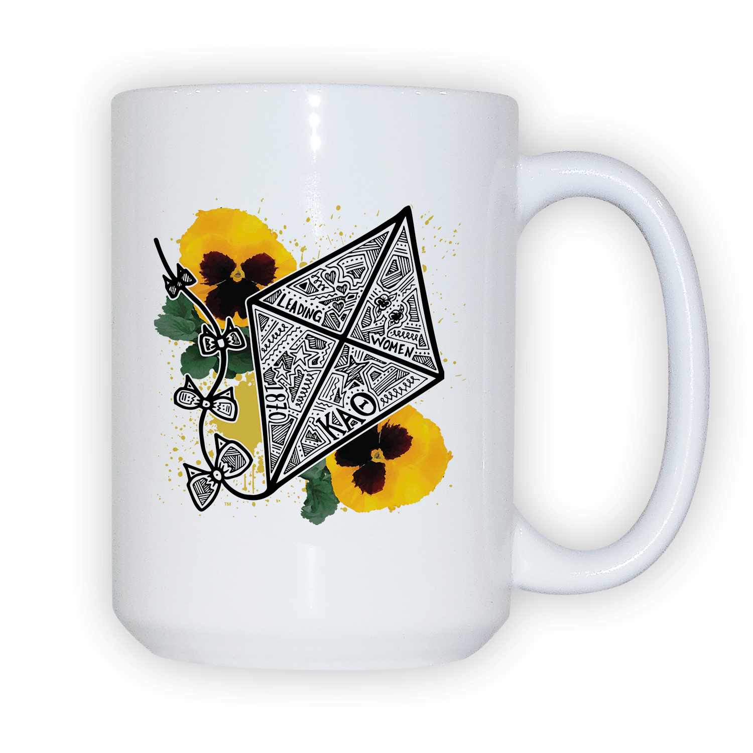 Kappa Alpha Theta Big Little Gift ceramic coffee mug cup