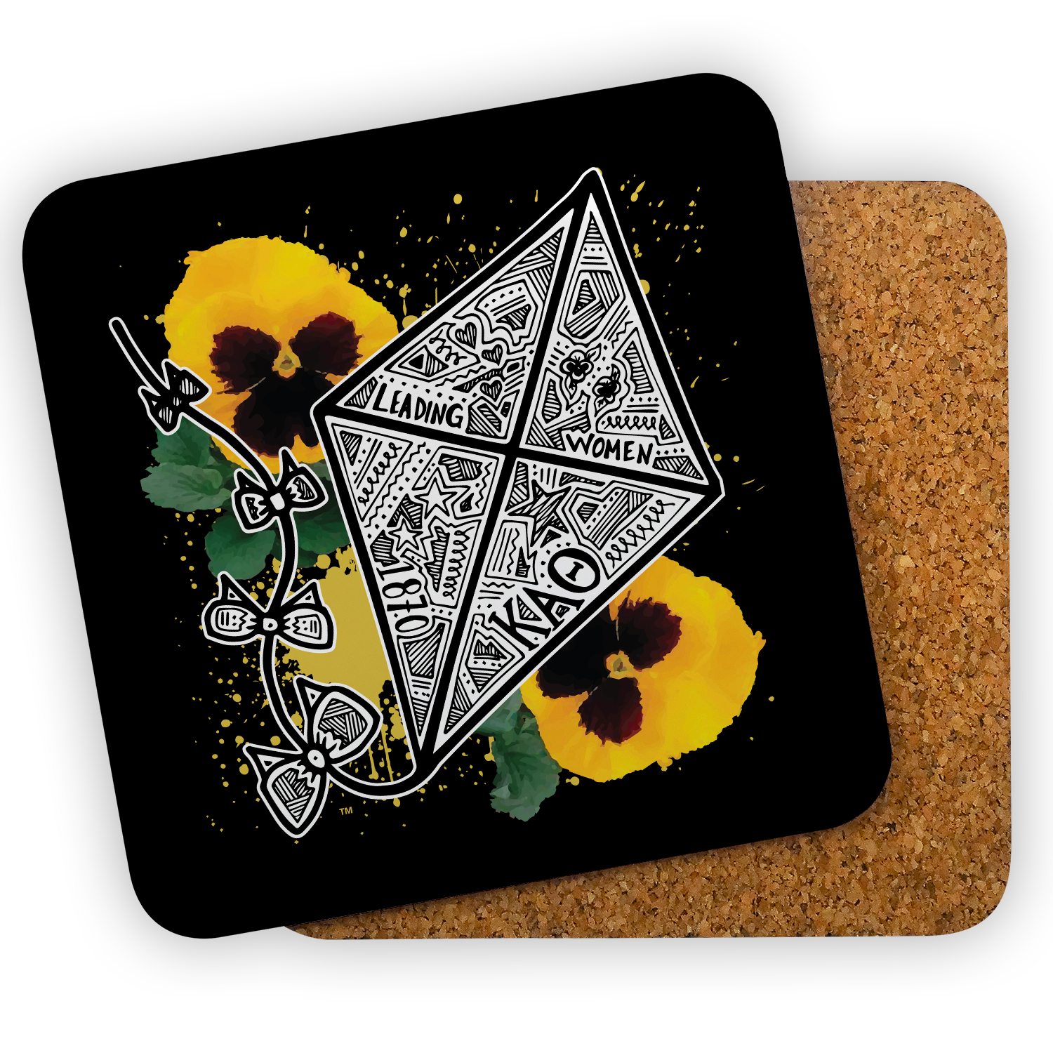 Kappa Alpha Theta Big Little mom mothers day gift / dad fathers day / bid day / recruit / recruitment / rush / tea / dads bbq bar b que / roller skating / sisterhood / brotherhood / big little' lil' / picnic / beach / vacation / christmas / birthday / mixer / coasters