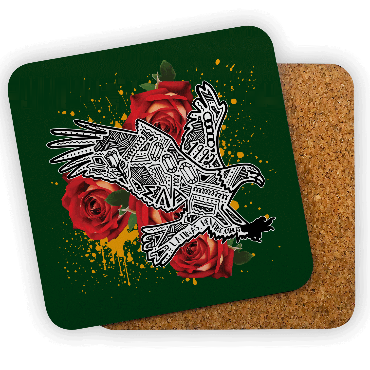 Sigma Lamba Alpha mom Mother’s Day gift dad Father’s Day bid day recruit recruitment rush tea dads bbq bar b que roller skating sisterhood brotherhood big little' lil' picnic beach vacation Christmas birthday mixer custom designs coasters