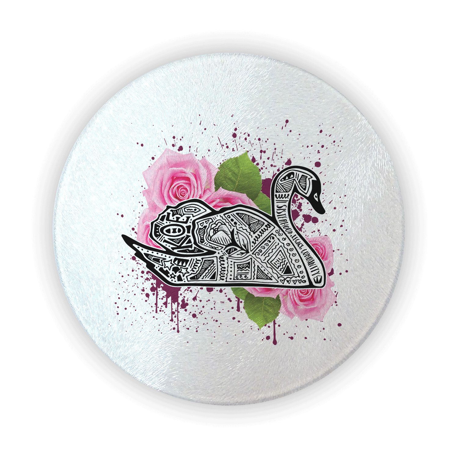 Kappa Theta Epsilon mom Mother’s Day gift dad Father’s Day bid day recruit recruitment rush tea dads bbq bar b que roller skating sisterhood brotherhood big little' lil' picnic beach vacation Christmas birthday mixer custom designs cutting board circular round glass