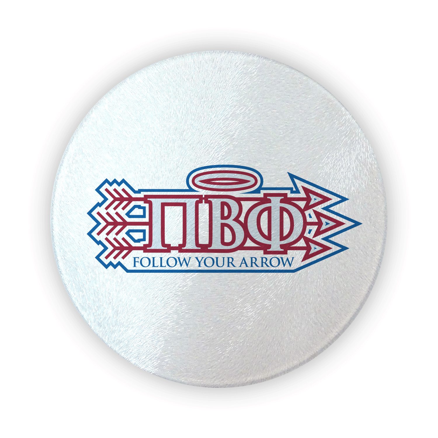 Pi Beta Phi PiPhi mom Mother’s Day gift dad Father’s Day bid day recruit recruitment rush tea dads bbq bar b que roller skating sisterhood brotherhood big little' lil' picnic beach vacation Christmas birthday mixer custom designs cutting board circular round glass