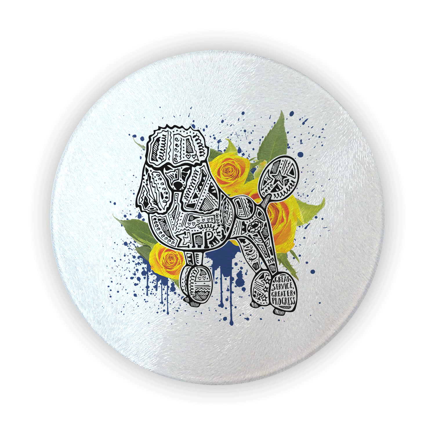 Sigma Gamma Rho mom Mother’s Day gift dad Father’s Day bid day recruit recruitment rush tea dads bbq bar b que roller skating sisterhood brotherhood big little' lil' picnic beach vacation Christmas birthday mixer custom designs circular cutting board round glass