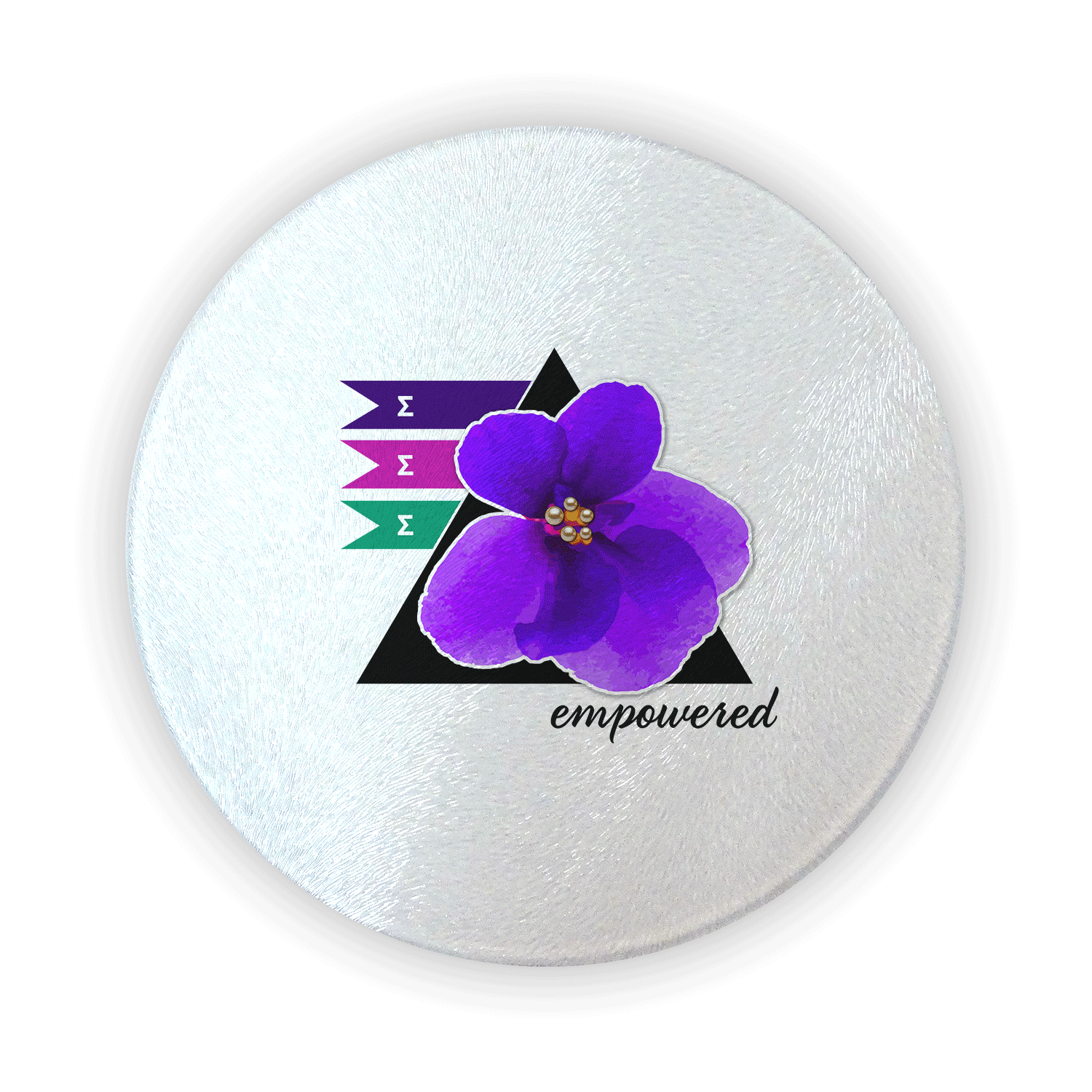 Sigma Sigma Sigma Tri Sig Tri Sigma mom Mother’s Day gift dad Father’s Day bid day recruit recruitment rush tea dads bbq bar b que roller skating sisterhood brotherhood big little' lil' picnic beach vacation Christmas birthday mixer custom designs circular round cutting board glass