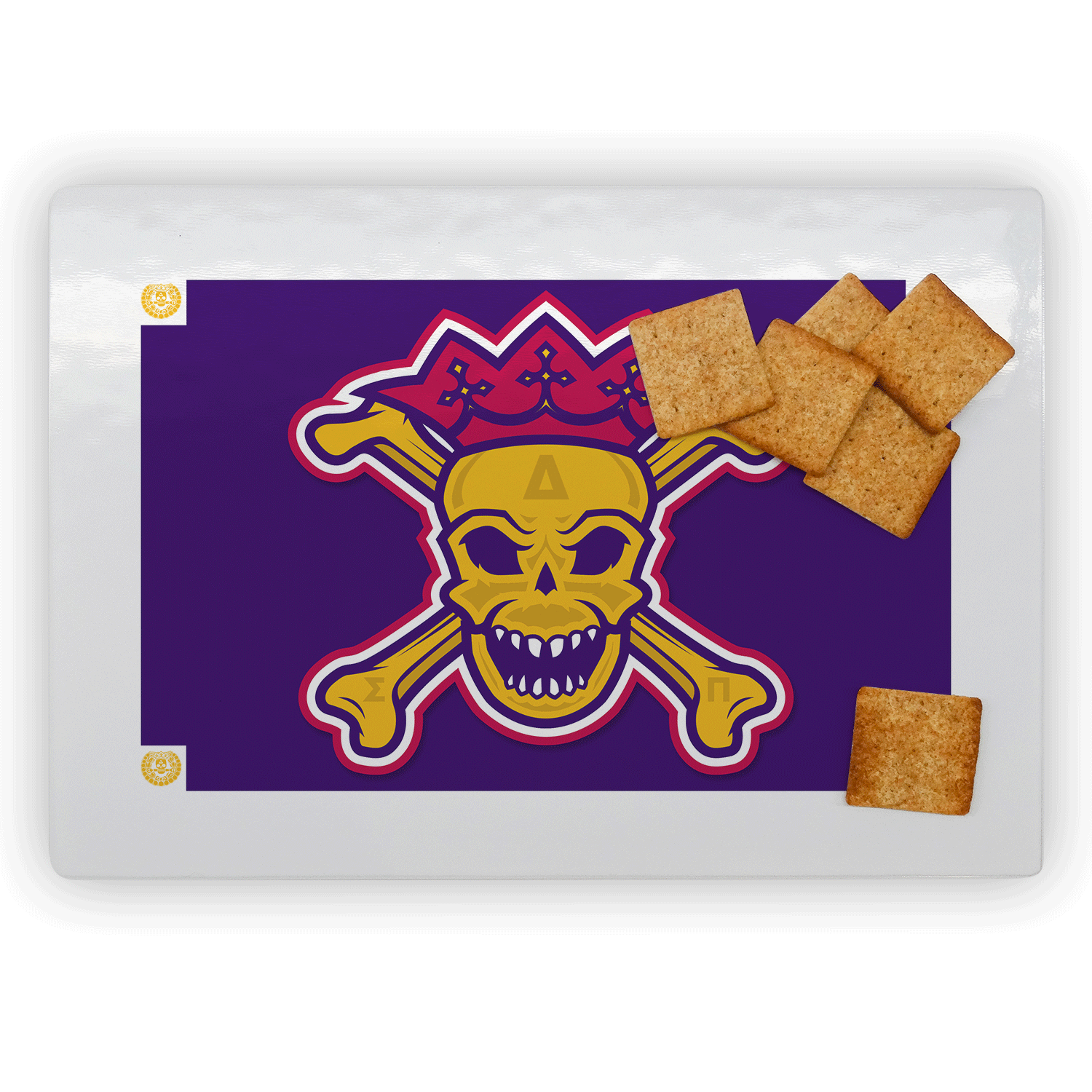 Delta Sigma Pi Gift cutting board rectangle