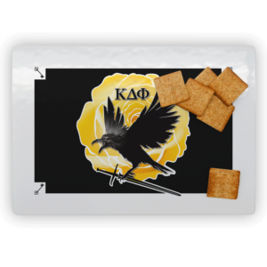 Kappa Delta Phi mom mothers day gift / dad fathers day / bid day / recruit / recruitment / rush / tea / dads bbq bar b que / roller skating / sisterhood / brotherhood / big little' lil' / picnic / beach / vacation / Christmas / birthday / mixer / cutting board rectangle glass