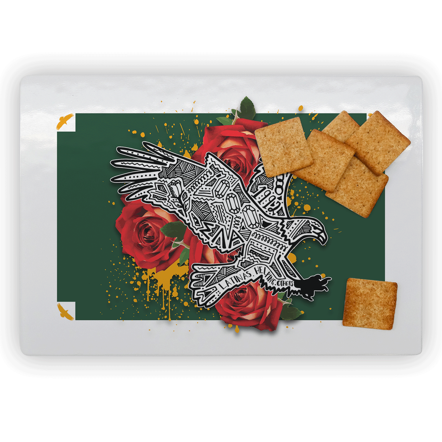 Sigma Lamba Alpha mom Mother’s Day gift dad Father’s Day bid day recruit recruitment rush tea dads bbq bar b que roller skating sisterhood brotherhood big little' lil' picnic beach vacation Christmas birthday mixer custom designs cutting board rectangle glass