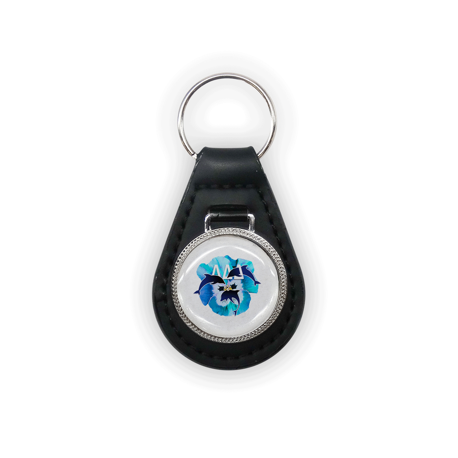 Delta Delta Delta Tri Delta Big Little Gift leather keychain keyring