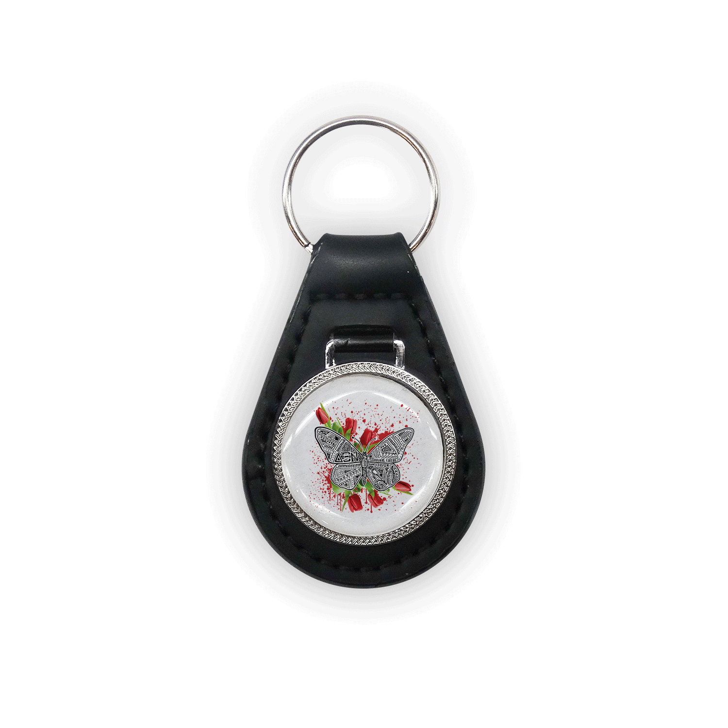 Delta Xi Big Little Gift leather keychain keyring car