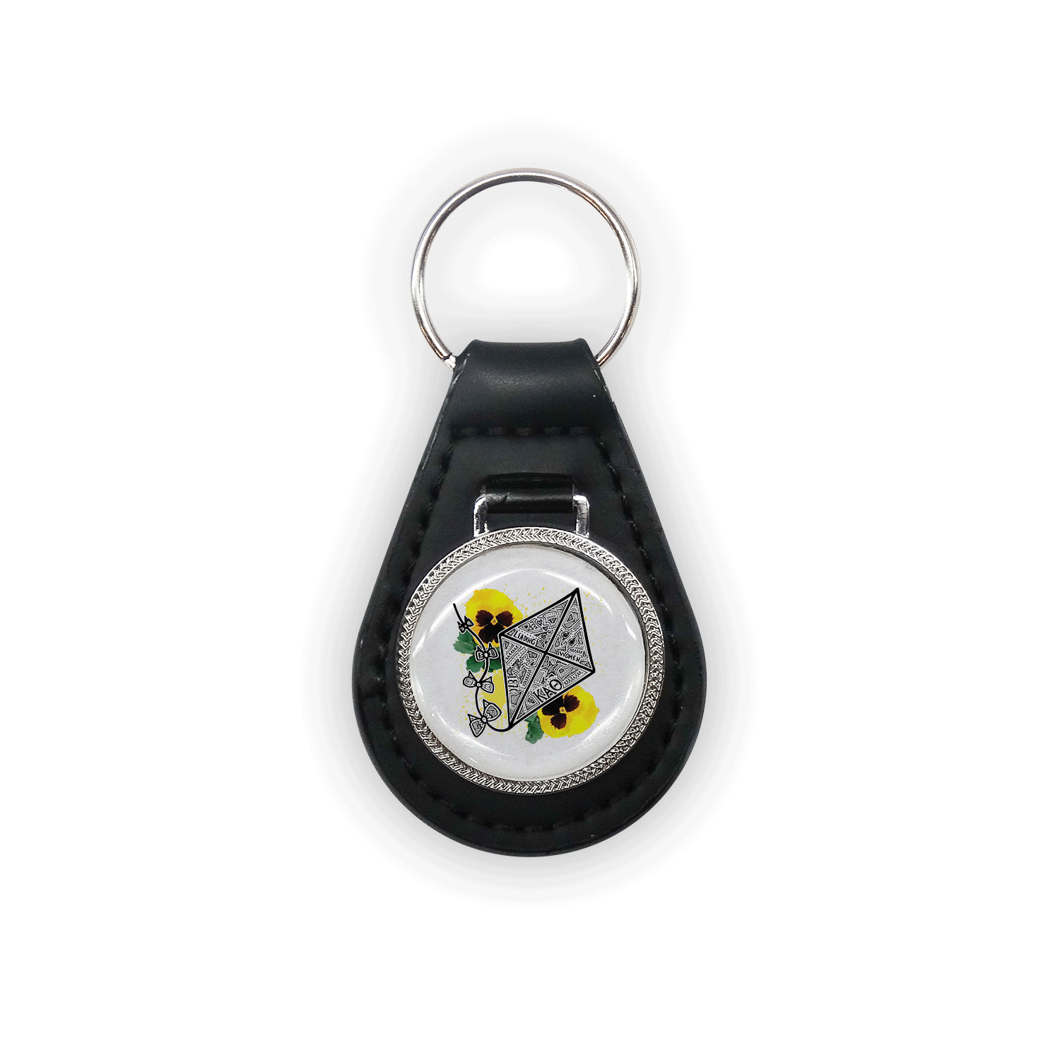 Kappa Alpha Theta Big Little Gift leather keychain keyring car