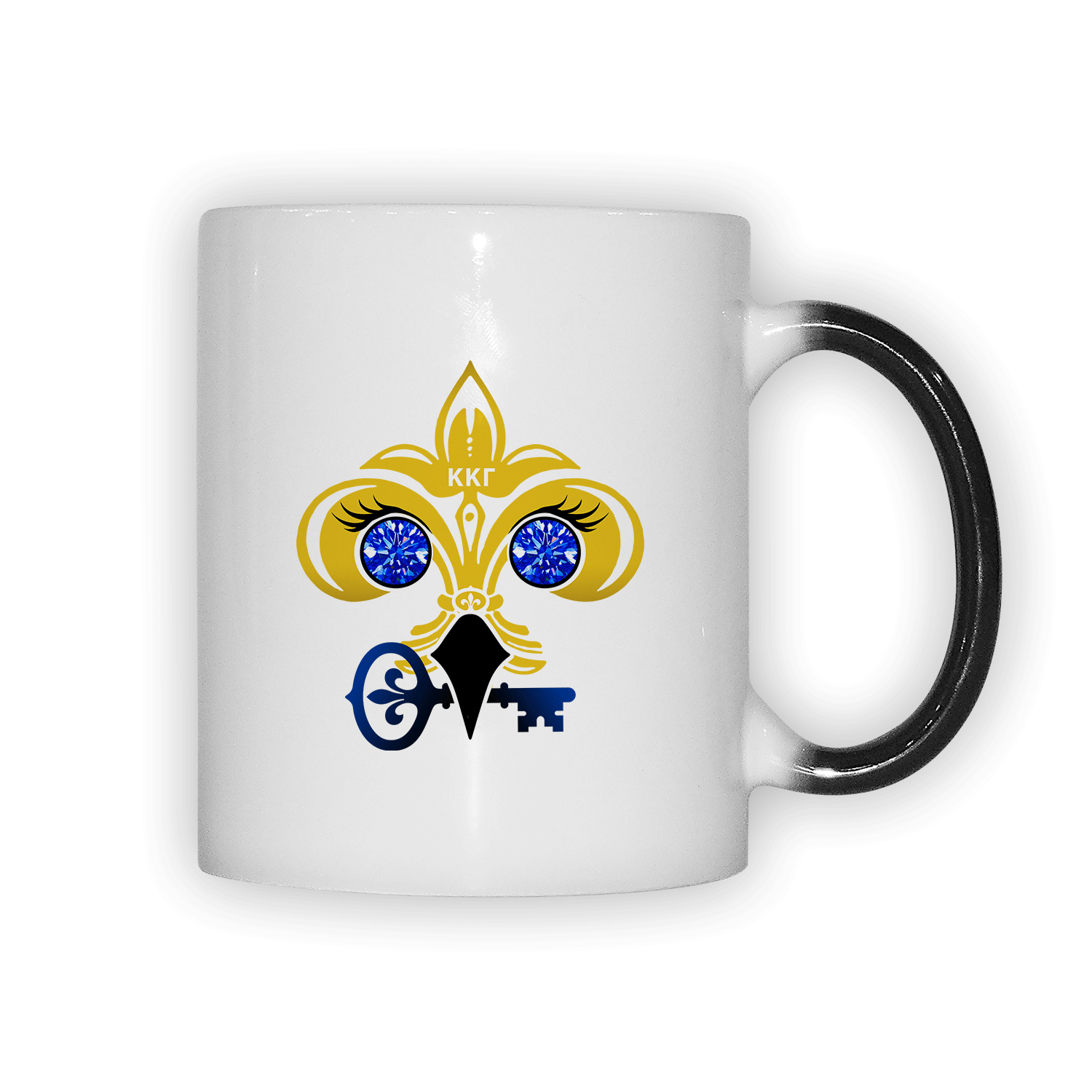 Kappa Kappa Gamma KKG Big little mom mothers day gift / dad fathers day / bid day / recruit / recruitment / rush / tea / dads bbq bar b que / roller skating / sisterhood / brotherhood / big little' lil' / picnic / beach / vacation / christmas / birthday / mixer / ceramic coffee mug cup color changing
