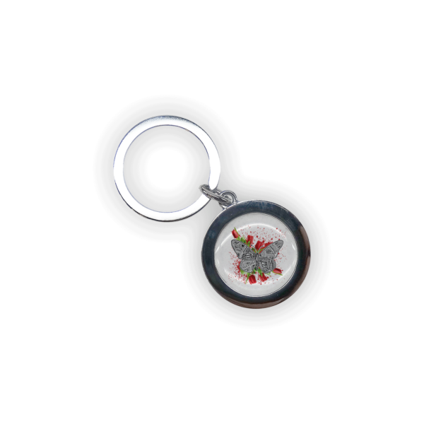 Delta Xi Big Little Gift round keychain keyring car