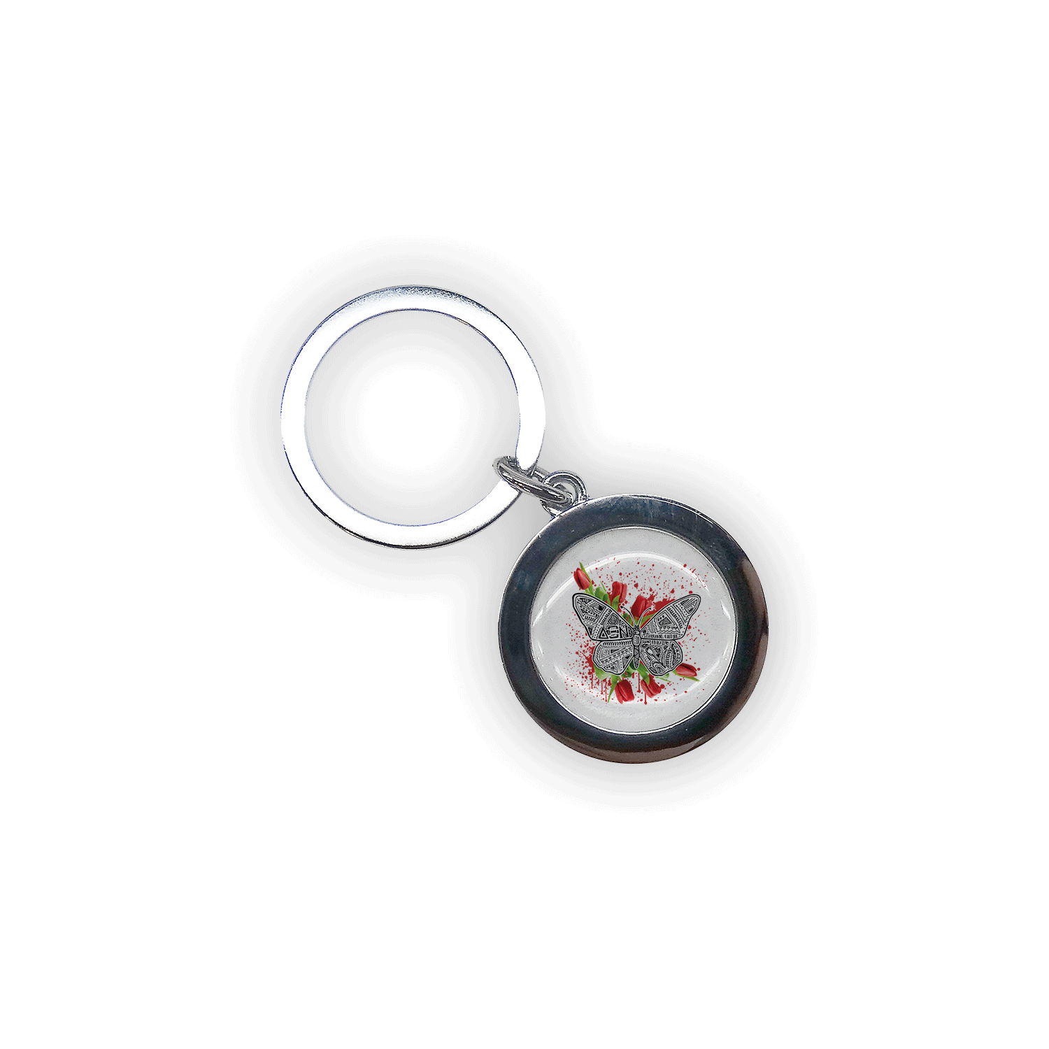 Delta Xi Big Little Gift round keychain keyring car