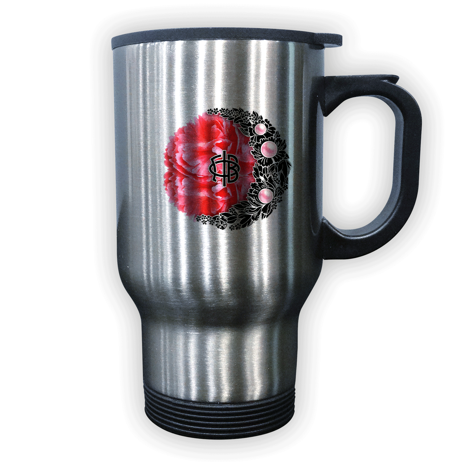Gamma Phi Beta big little gift stainless steel travel coffee mug cup