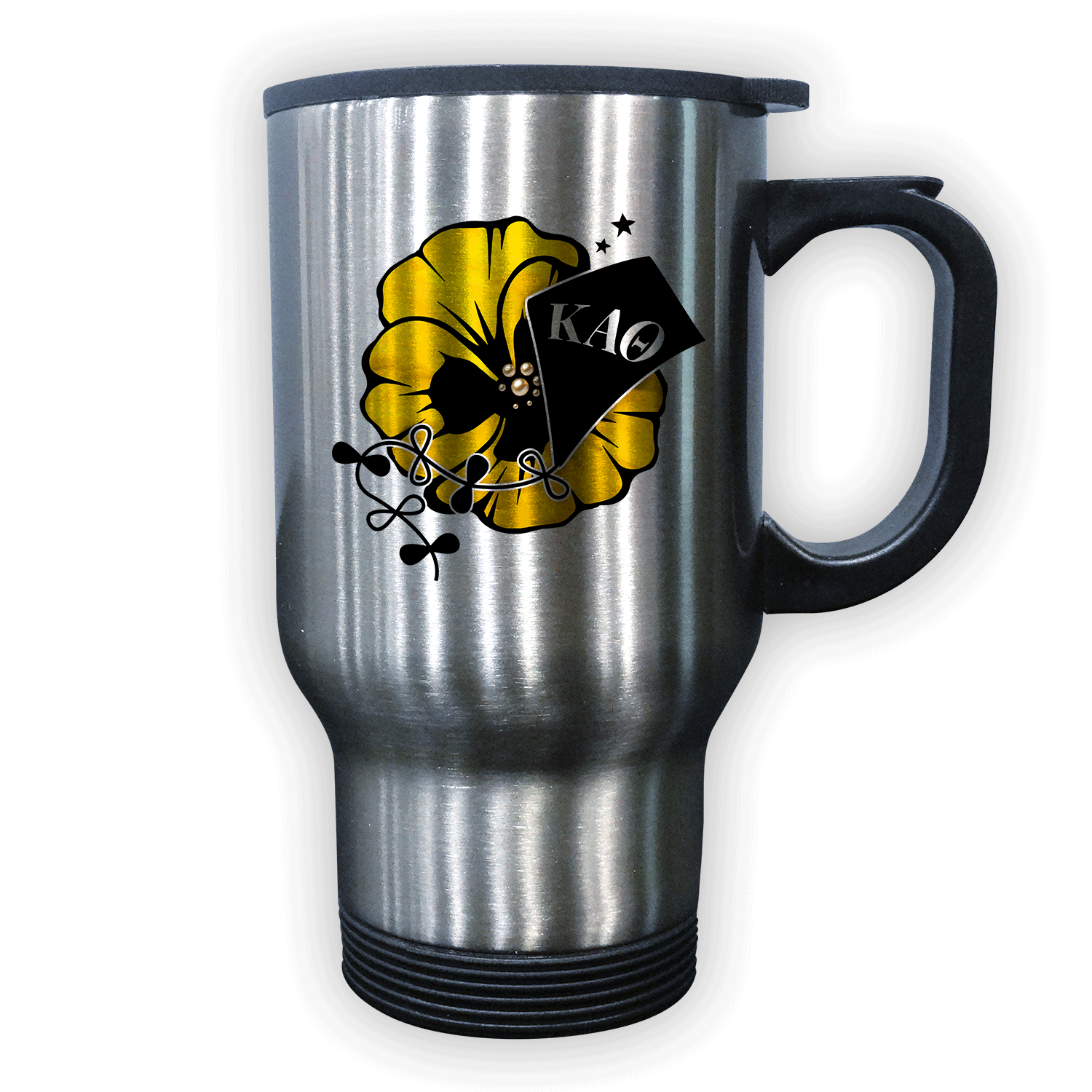 Kappa Alpha Theta Big Little Gift stainless steel travel coffee mug cup