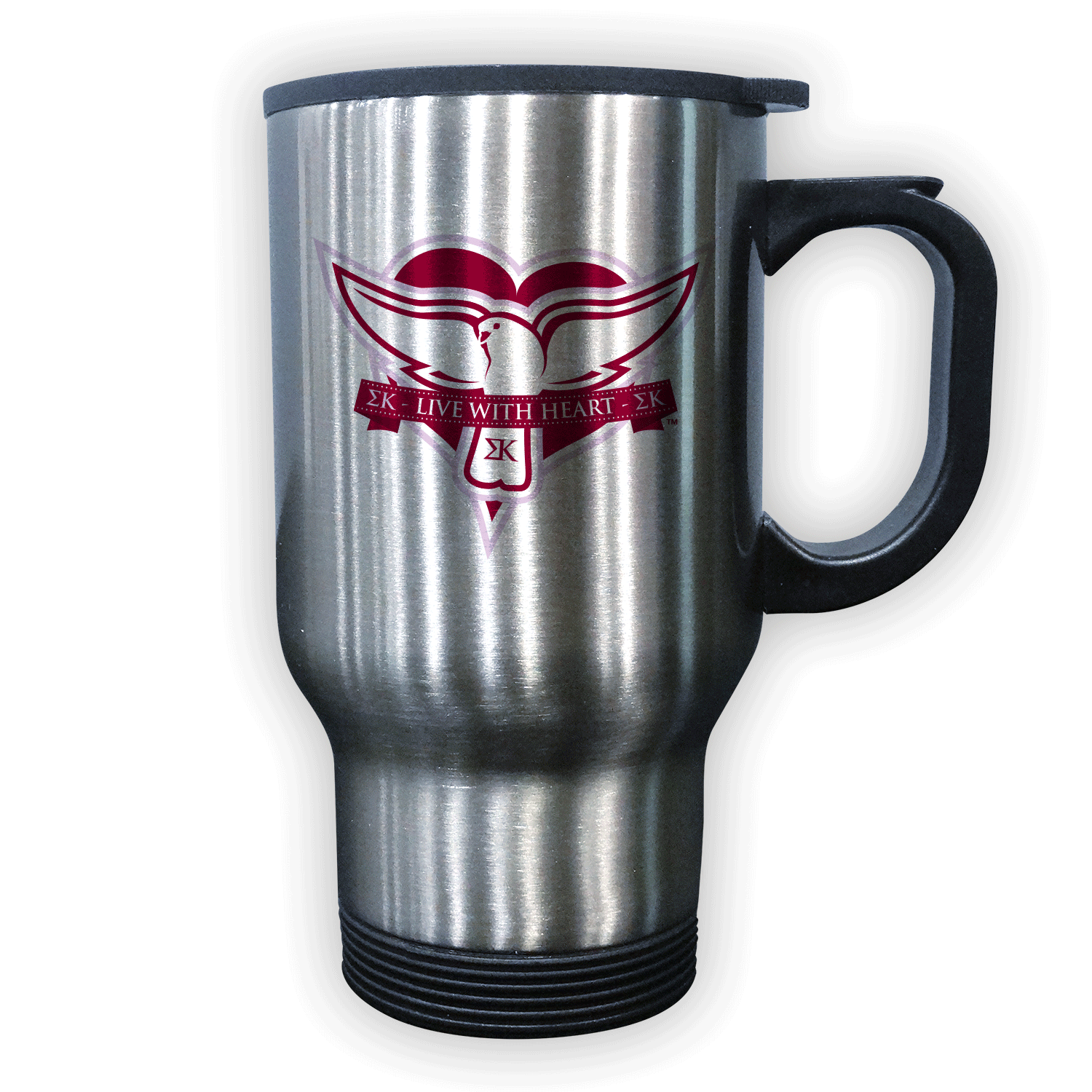 sigma kappa SK Sig Kap mom Mother’s Day gift dad Father’s Day bid day recruit recruitment rush tea dads bbq bar b que roller skating sisterhood brotherhood big little' lil' picnic beach vacation Christmas birthday mixer custom designs Stainless Steel Travel Coffee mug cup