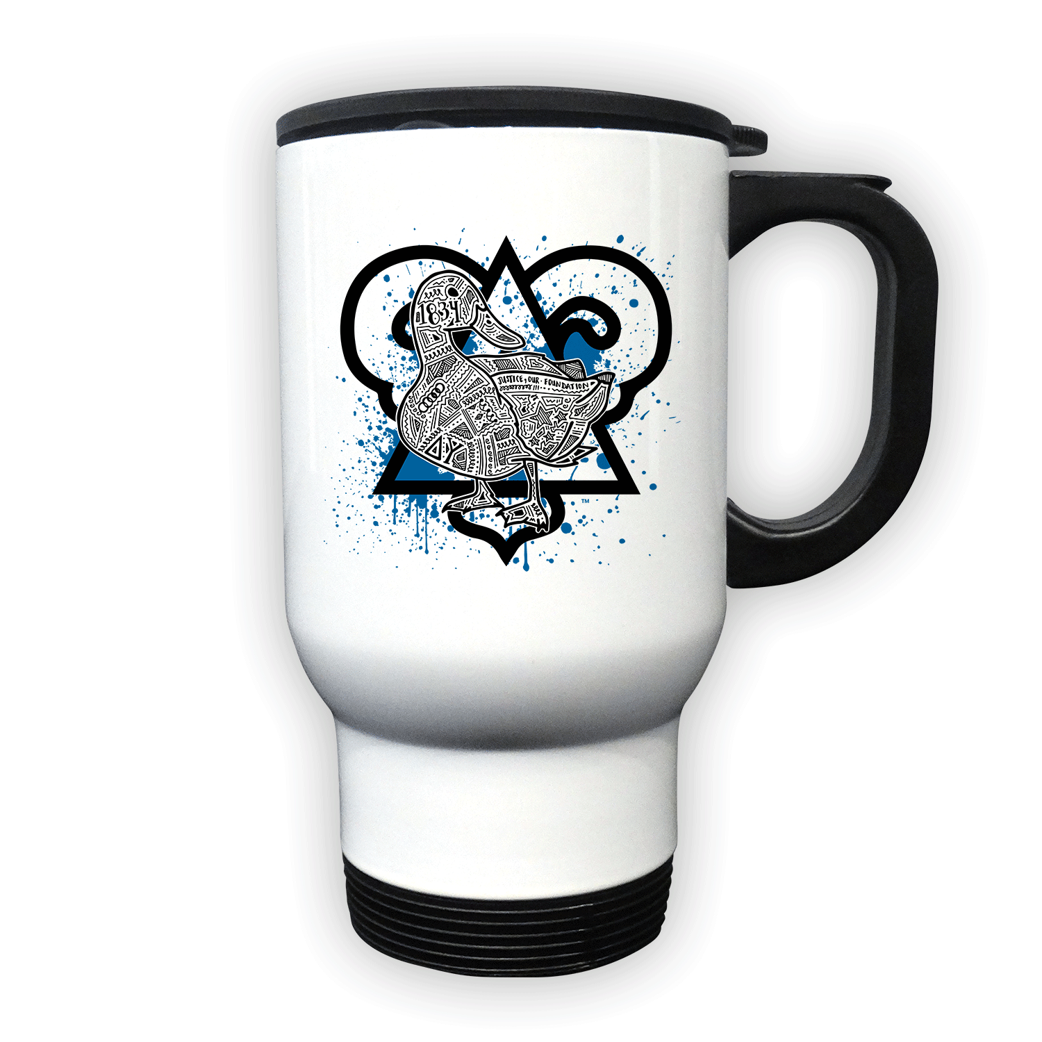 Delta upsilon DU Big Little Gift travel coffee mug