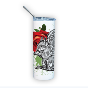 Alpha Gamma Delta AGD travel tumbler straw stainless steel
