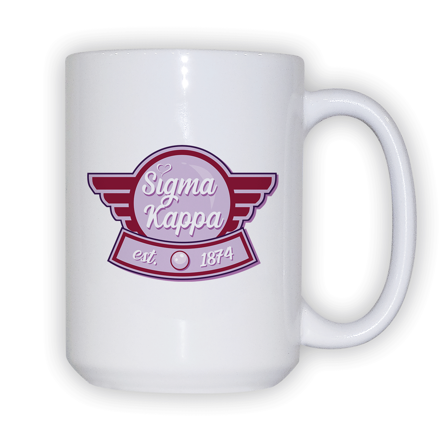 Sigma Kappa SK Sig Kap mom Mother’s Day gift dad Father’s Day bid day recruit recruitment rush tea dads bbq bar b que roller skating sisterhood brotherhood big little' lil' picnic beach vacation Christmas birthday mixer custom designs ceramic coffee mug cup