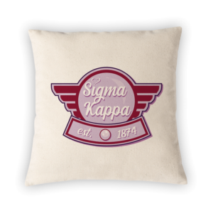 sigma kappa SK Sig Kap mom Mother’s Day gift dad Father’s Day bid day recruit recruitment rush tea dads bbq bar b que roller skating sisterhood brotherhood big little' lil' picnic beach vacation Christmas birthday mixer custom designs pillow cover