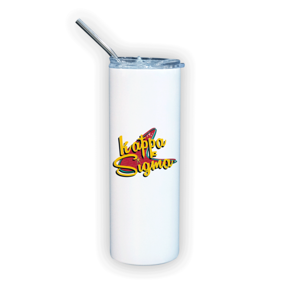 Kappa Sigma Kap Sig mom Mother’s Day gift dad Father’s Day bid day recruit recruitment rush tea dads bbq barbeque roller skating sisterhood brotherhood big little' lil' picnic beach vacation Christmas birthday mixer custom designs Stainless steel travel tumbler with straw kappa Sigma stainless steel travel tumbler with straw