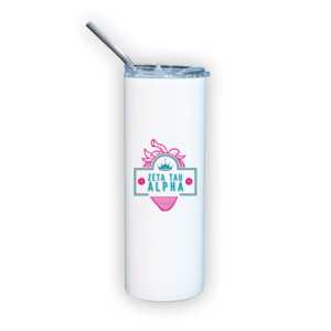 mom Mother’s Day gift dad Father’s Day bid day recruit recruitment rush tea dads bbq barbeque roller skating sisterhood brotherhood big little' lil' picnic beach vacation Christmas birthday mixer custom designs Stainless steel travel tumbler with straw zeta Tau Alpha
