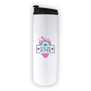 Zeta Tau Alpha ZTA mom Mother’s Day gift dad Father’s Day bid day recruit recruitment rush tea dads bbq barbeque roller skating sisterhood brotherhood big little' lil' picnic beach vacation Christmas birthday mixer custom designs Greek Goods Travel Tumbler