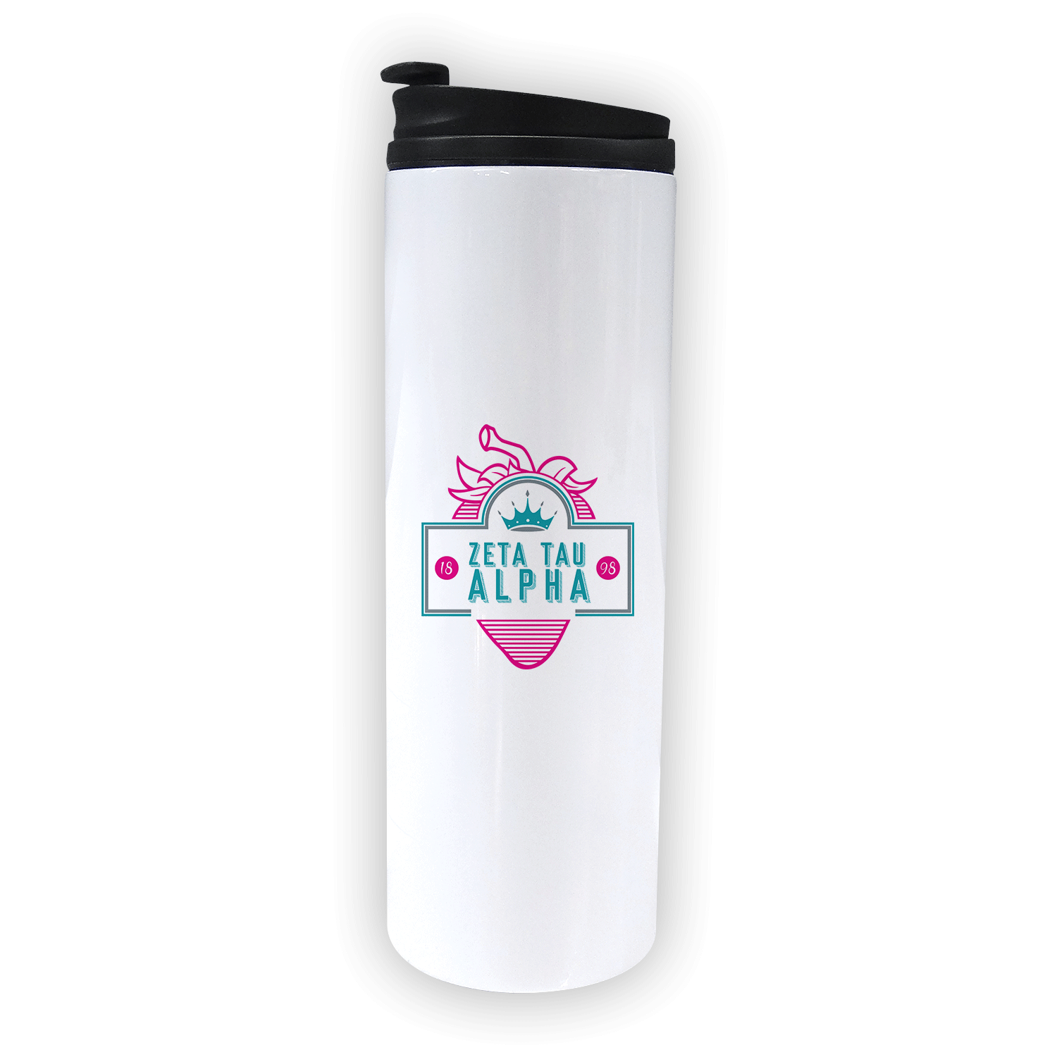 Zeta Tau Alpha ZTA mom Mother’s Day gift dad Father’s Day bid day recruit recruitment rush tea dads bbq barbeque roller skating sisterhood brotherhood big little' lil' picnic beach vacation Christmas birthday mixer custom designs Greek Goods Travel Tumbler