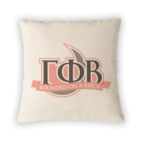 Gamma Phi Beta mom Mother’s Day gift dad Father’s Day bid day recruit recruitment rush tea dads bbq barbeque roller skating sisterhood brotherhood big little' lil' picnic beach vacation Christmas birthday mixer custom designs Greek Goods Pillow Cover