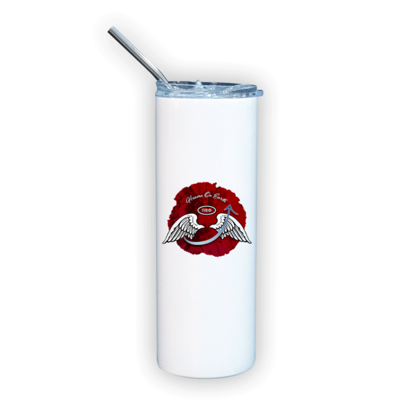 mom Mother’s Day gift dad Father’s Day bid day recruit recruitment rush tea dads bbq barbeque roller skating sisterhood brotherhood big little' lil' picnic beach vacation Christmas birthday mixer custom designs Greek Goods Stainless steel travel tumbler with straw Pi Beta Phi