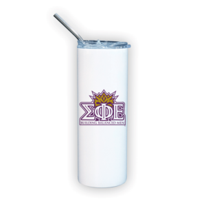 Sigma Phi Epsilon SigEp Sig Ep mom Mother’s Day gift dad Father’s Day bid day recruit recruitment rush tea dads bbq bar b que roller skating sisterhood brotherhood big little' lil' picnic beach vacation Christmas birthday mixer custom designs Vertical Bid Day Banner alumni fathers day fraternity frat stainless steel travel tumbler with straw