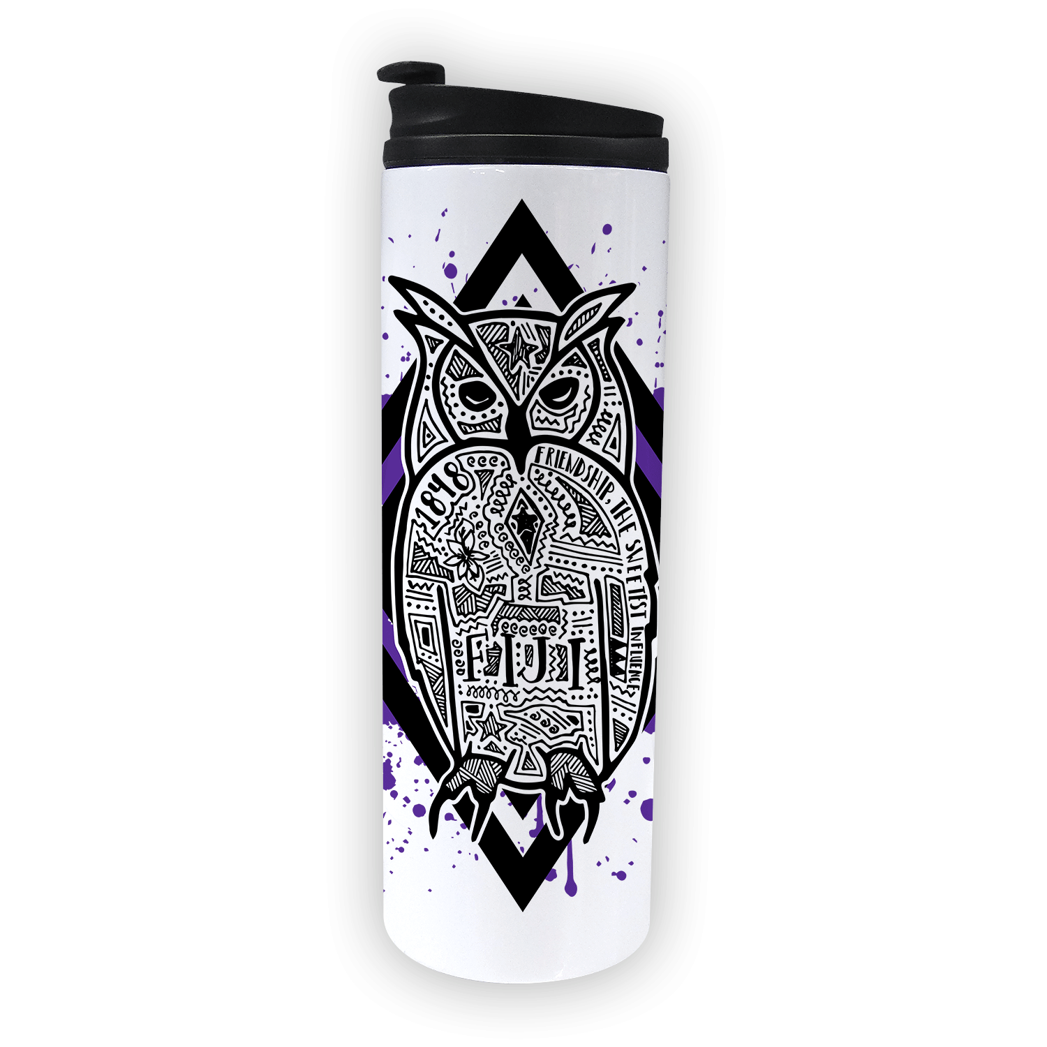 Phi Gamma Delta FIJI mom Mother’s Day gift dad Father’s Day bid day recruit recruitment rush tea dads bbq bar b que roller skating sisterhood brotherhood big little' lil' picnic beach vacation Christmas birthday mixer custom designs Vertical Bid Day Banner alumni fathers day fraternity frat stainless steel travel tumbler with straw