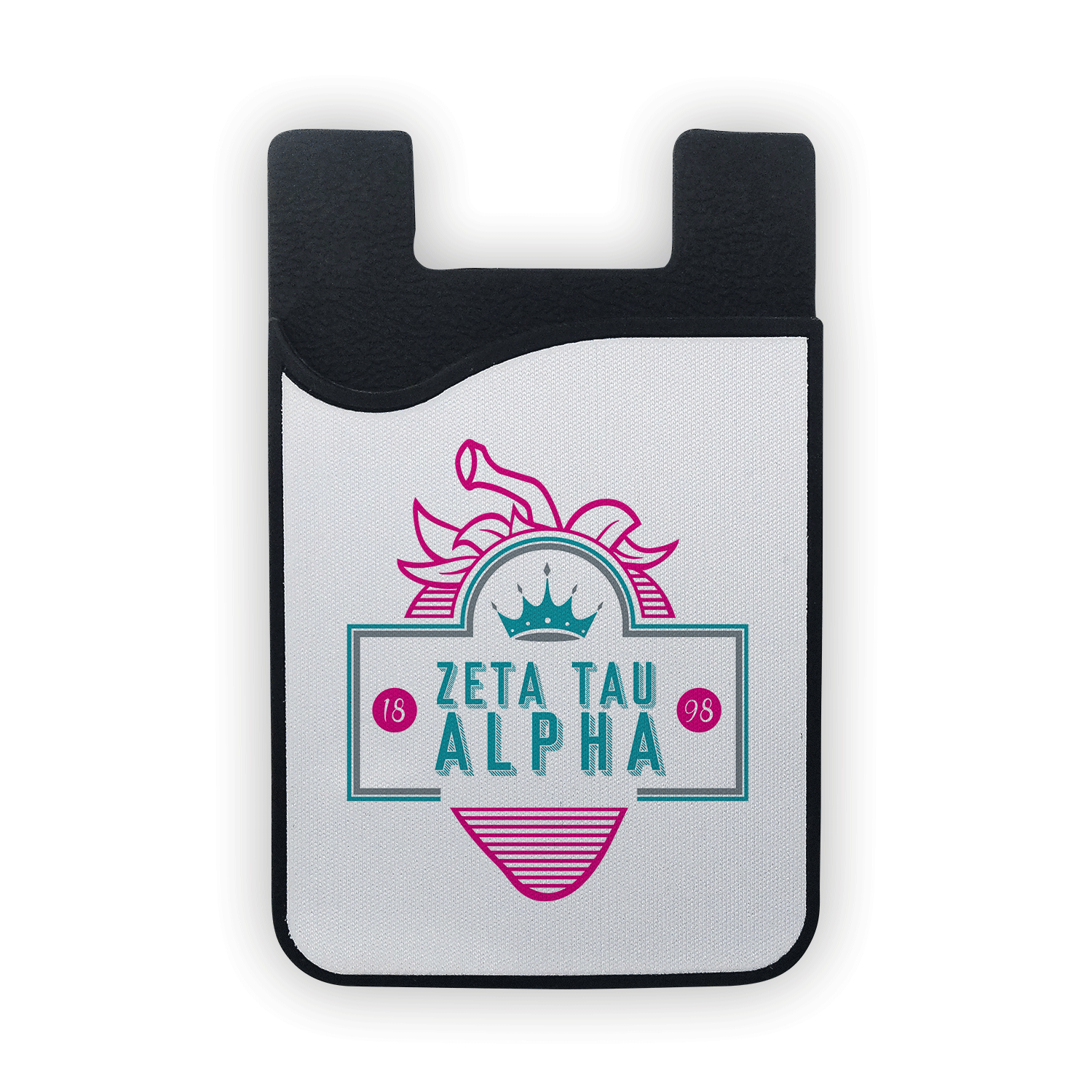 Zeta Tau Alpha ZTA mom Mother’s Day gift dad Father’s Day bid day recruit recruitment rush tea dads bbq barbeque roller skating sisterhood brotherhood big little' lil' picnic beach vacation Christmas birthday mixer custom designs Greek Goods card caddie phone