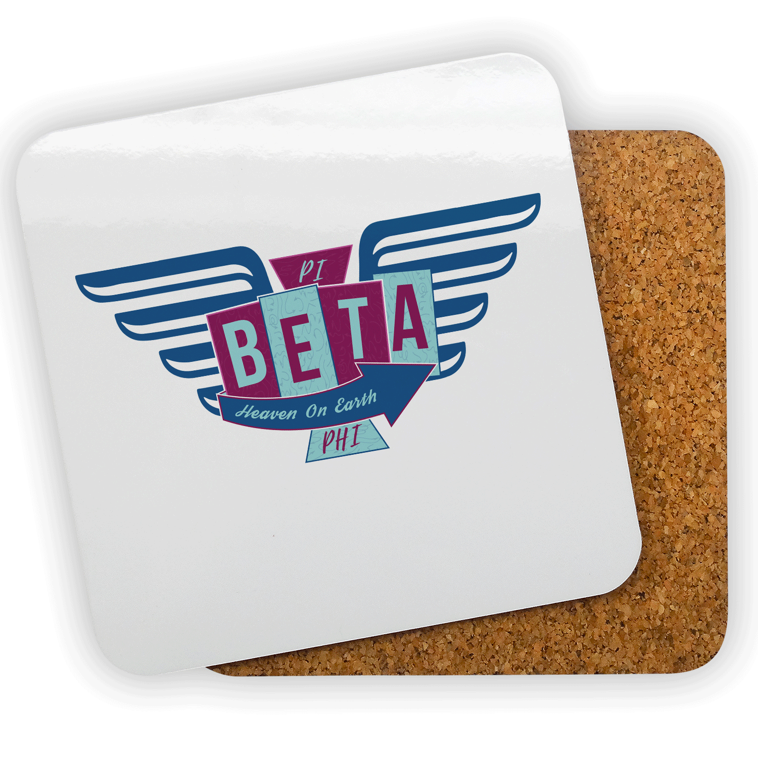 Pi Beta Phi PiPhi mom Mother’s Day gift dad Father’s Day bid day recruit recruitment rush tea dads bbq barbecue roller skating sisterhood brotherhood big little' lil' picnic beach vacation Christmas birthday mixer custom designs Greek Goods coaster