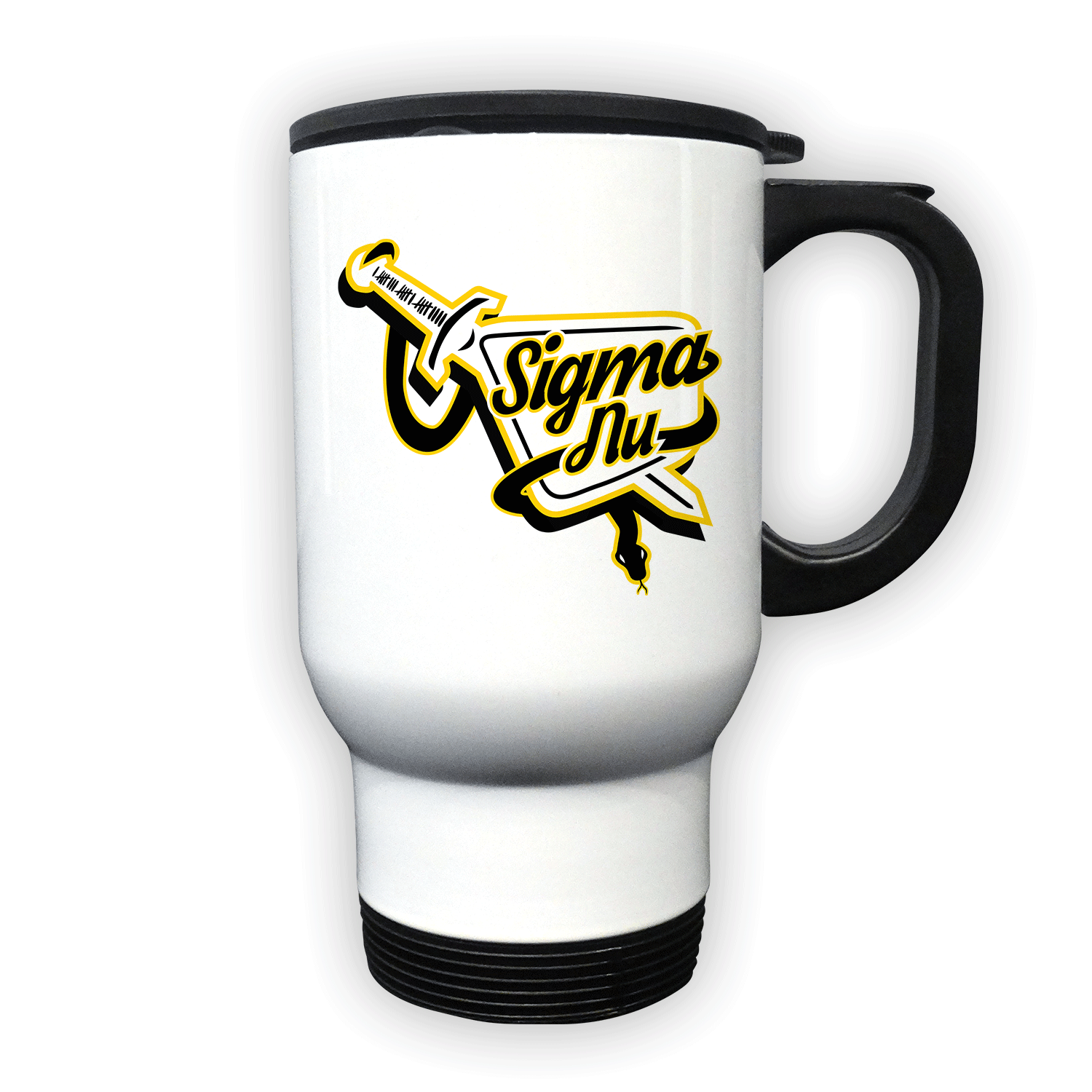 Sigma Nu Sig Mother’s Day gift dad Father’s Day bid day recruit recruitment rush tea dads bbq bar b que roller skating sisterhood brotherhood big little' lil' picnic beach vacation Christmas birthday mixer custom designs Vertical Bid Day Banner alumni fathers day fraternity frat mixer custom designs Greek Goods stainless steel travel coffee mug cup