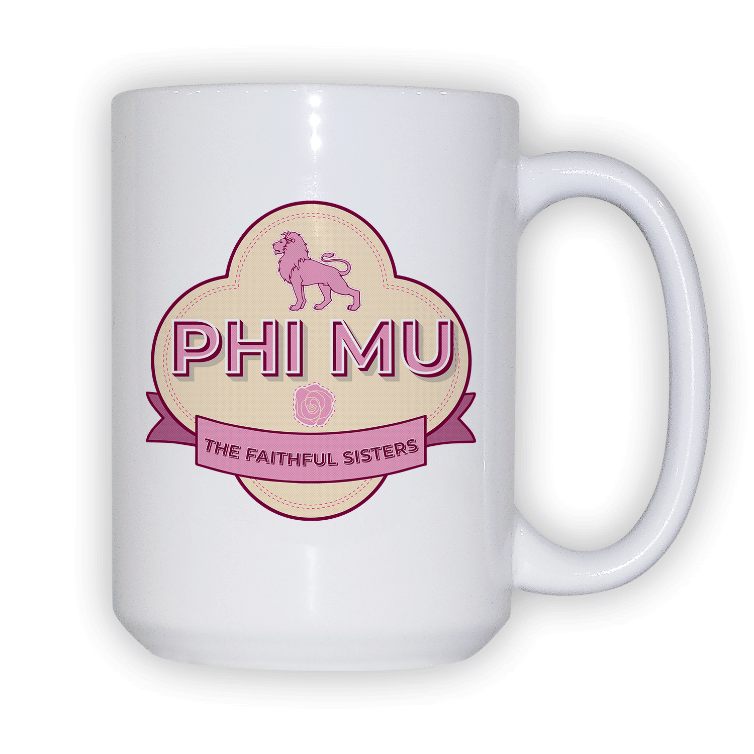 Phi Mu mom Mother’s Day gift dad Father’s Day bid day recruit recruitment rush tea dads bbq barbeque roller skating sisterhood brotherhood big little' lil' picnic beach vacation Christmas birthday mixer custom designs Greek Goods ceramic