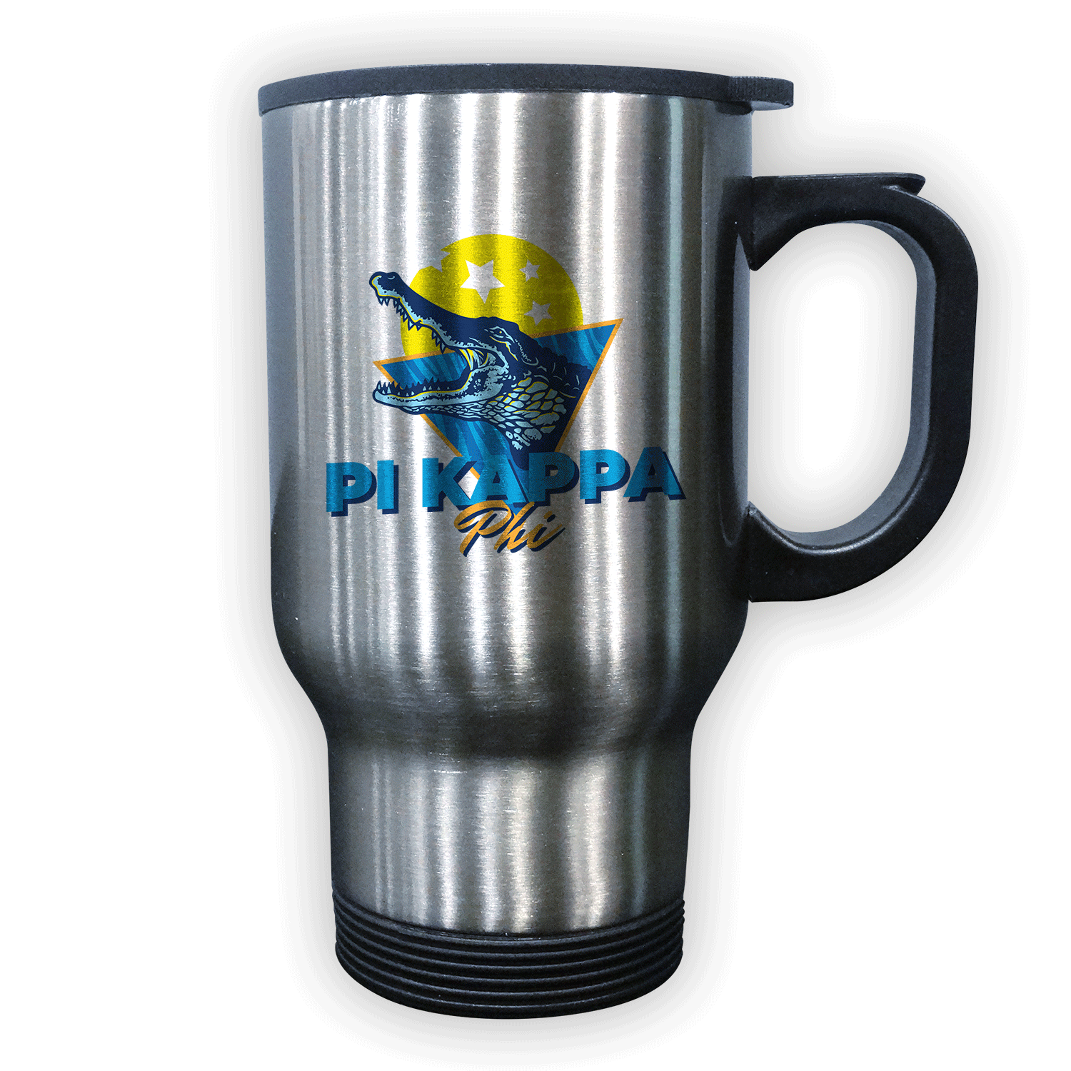Pi Kappa Phi PKP Mother’s Day gift dad Father’s Day bid day recruit recruitment rush tea dads bbq bar b que roller skating sisterhood brotherhood big little' lil' picnic beach vacation Christmas birthday mixer custom designs Vertical Bid Day Banner alumni fathers day fraternity frat mixer custom designs Greek Goods stainless steel travel coffee mug cup