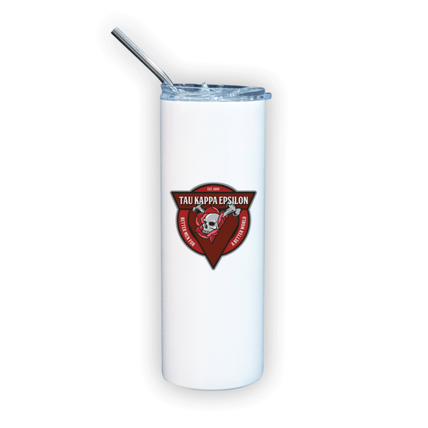 Tau Kappa Epsilon TKE Mother’s Day gift dad Father’s Day bid day recruit recruitment rush tea dads bbq bar b que roller skating sisterhood brotherhood big little' lil' picnic beach vacation Christmas birthday mixer custom designs Vertical Bid Day Banner alumni fathers day fraternity frat stainless steel travel tumbler with straw
