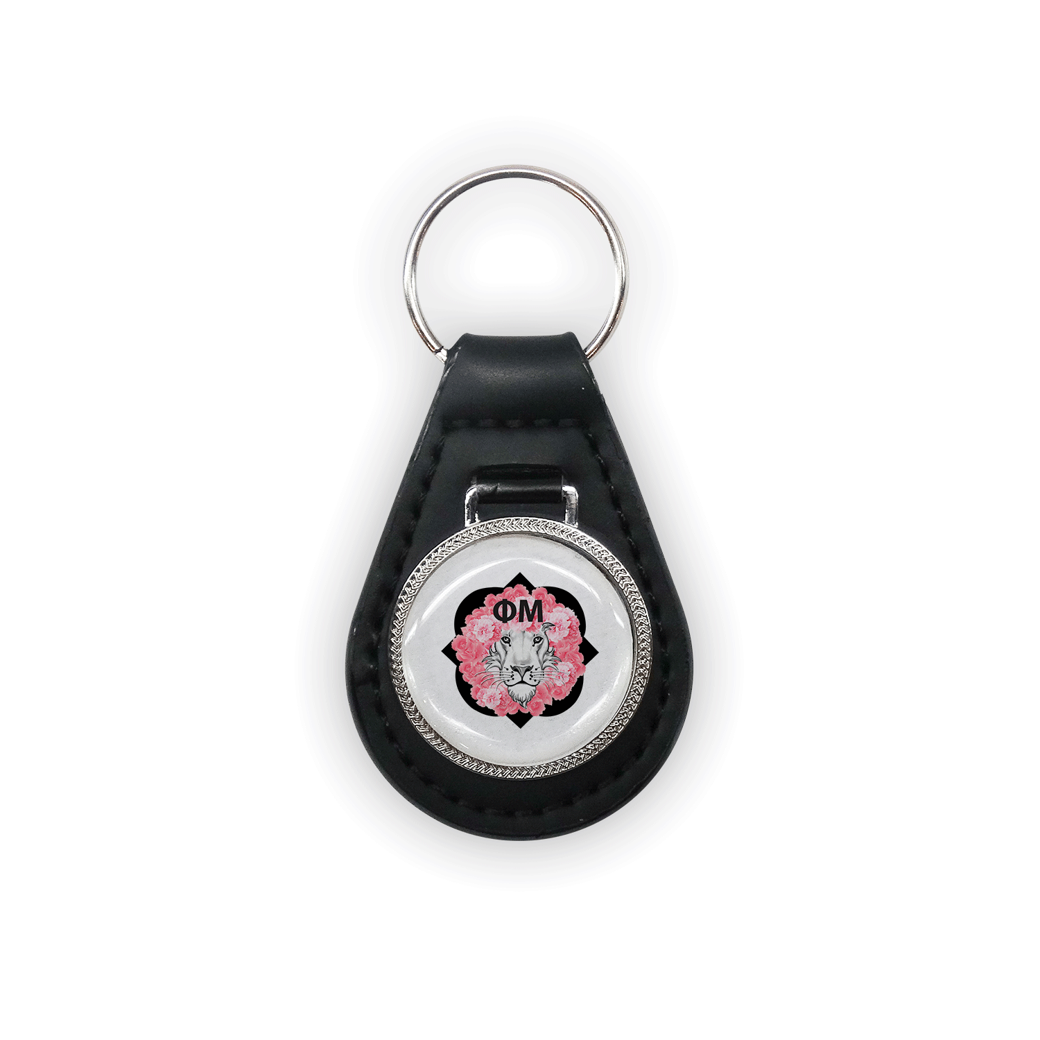 Phi Mu mom Mother’s Day gift dad Father’s Day bid day recruit recruitment rush tea dads bbq barbeque roller skating sisterhood brotherhood big little' lil' picnic beach vacation Christmas birthday mixer custom designs Greek Goods leather keychain keyring car