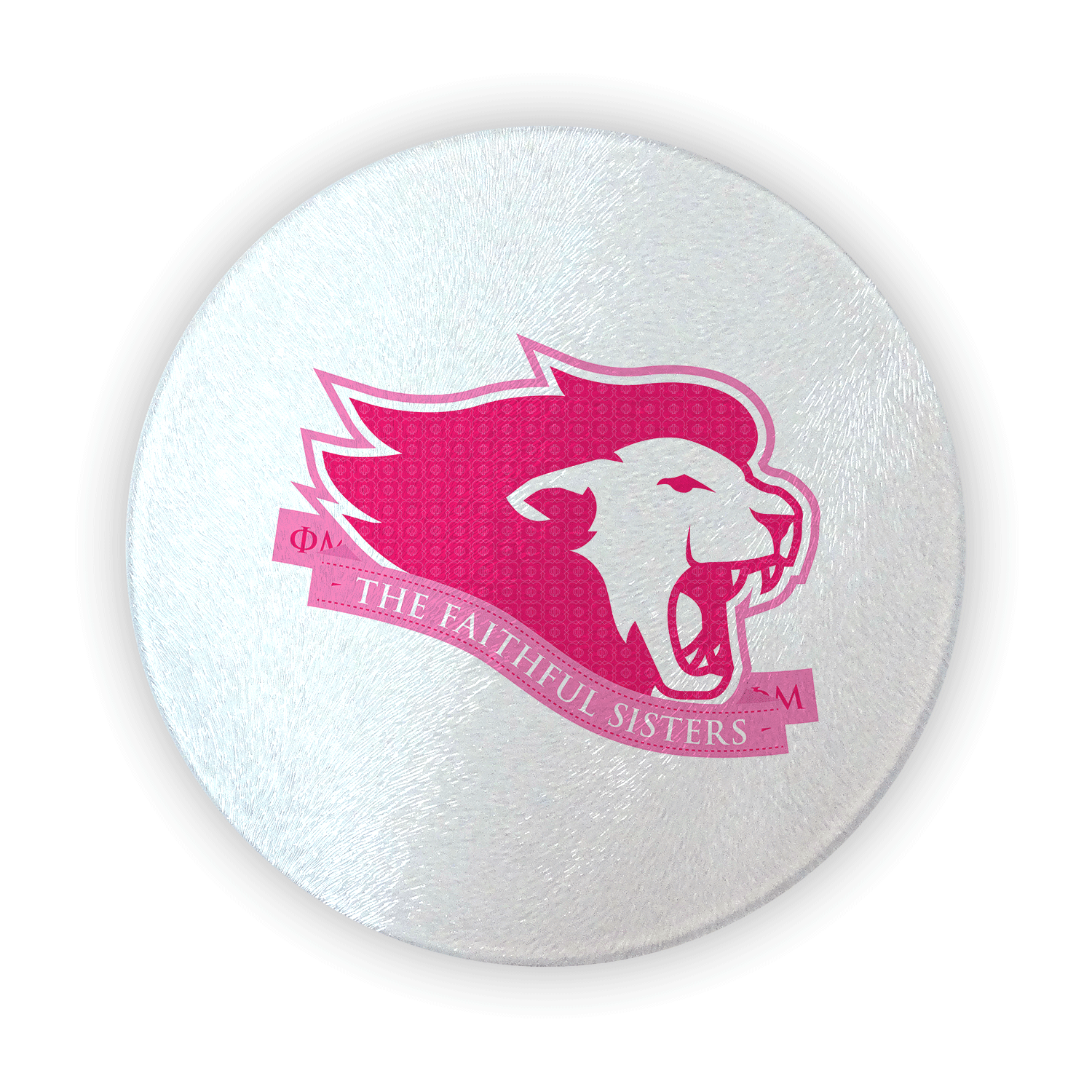 mom Mother’s Day gift dad Father’s Day bid day recruit recruitment rush tea dads bbq barbeque roller skating sisterhood brotherhood big little' lil' picnic beach vacation Christmas birthday mixer custom designs Greek Goods circular round glass cutting board