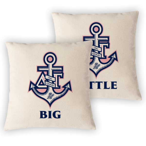 Delta Gamma DG mom Mother’s Day gift dad Father’s Day bid day recruit recruitment rush tea dads bbq barbeque roller skating sisterhood brotherhood big little' lil' picnic beach vacation Christmas birthday mixer custom designs Greek Goods big little pillow covers