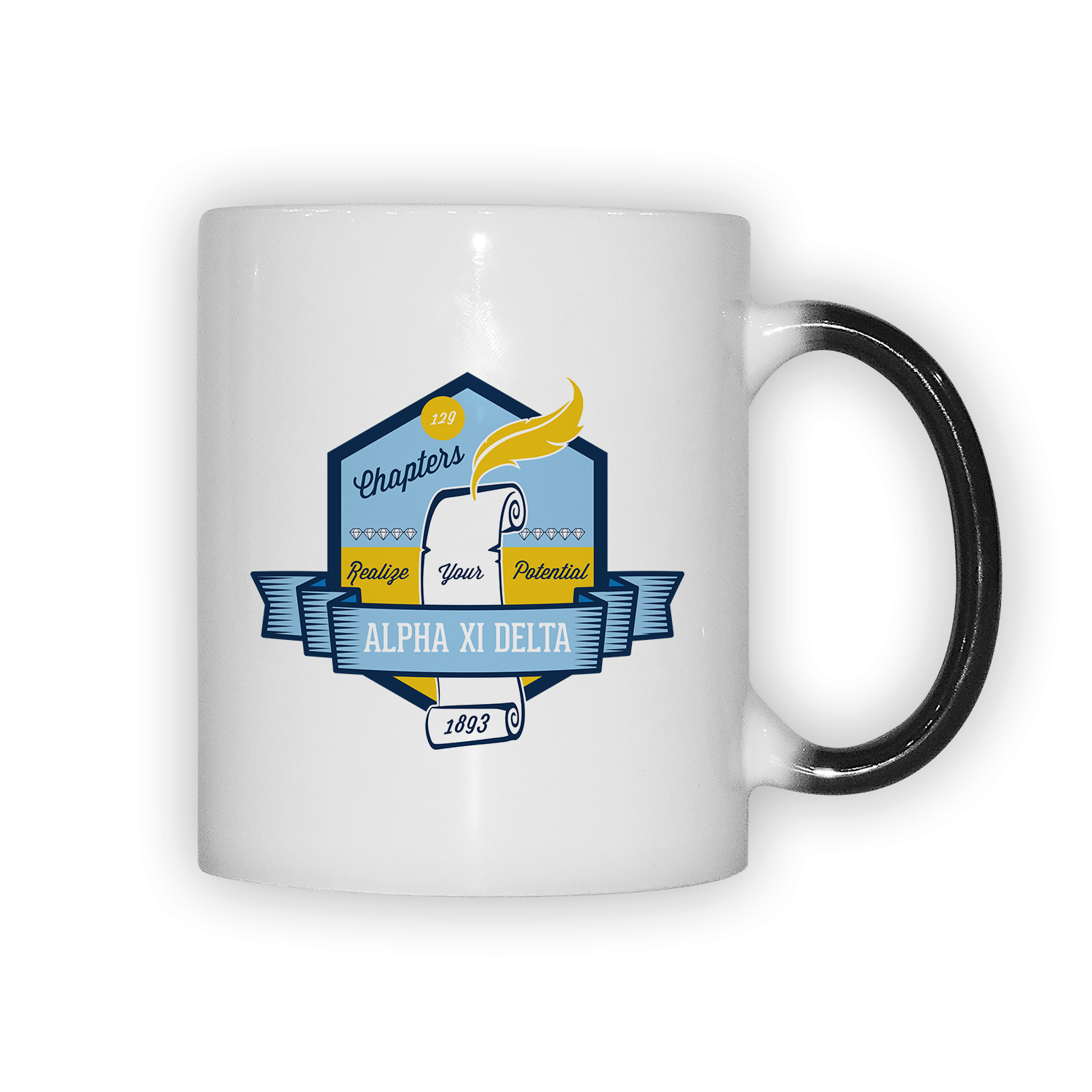 Alpha Xi Delta AZD AZeeD Alpha Sigma Alpha ASA mom Mother’s Day gift dad Father’s Day bid day recruit recruitment rush tea dads bbq barbecue roller skating sisterhood brotherhood big little' lil' picnic beach vacation Christmas birthday mixer custom designs Greek Goods ceramic coffee cup mug color changing