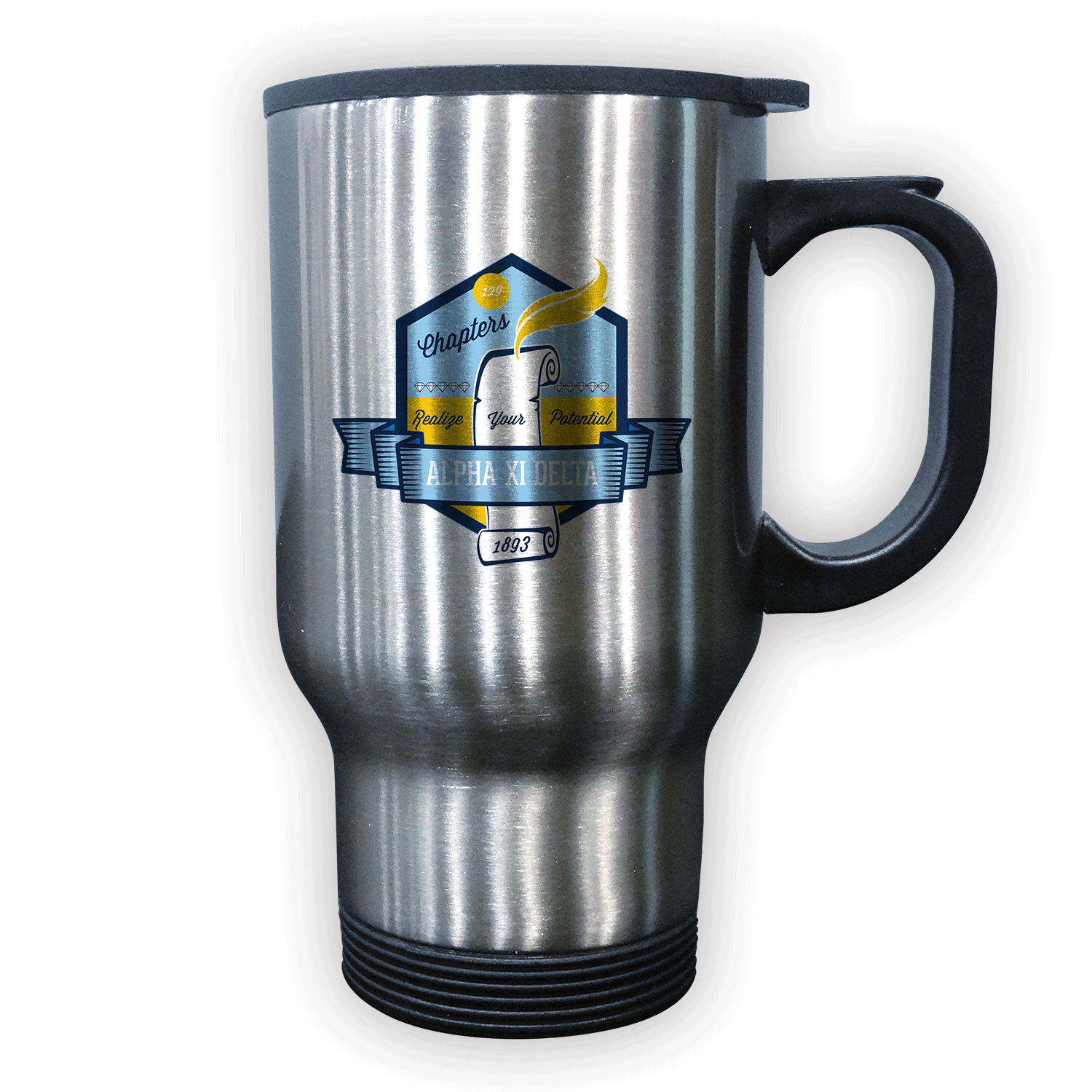 Alpha Xi Delta AZD AZeeD Alpha Sigma Alpha ASA mom Mother’s Day gift dad Father’s Day bid day recruit recruitment rush tea dads bbq barbecue roller skating sisterhood brotherhood big little' lil' picnic beach vacation Christmas birthday mixer custom designs Greek Goods stainless steel travel coffee mug cup