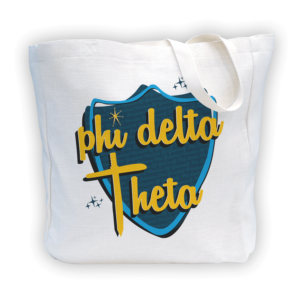 Phi Delta Theta PDO mom Mother’s Day gift dad Father’s Day bid day recruit recruitment rush tea dads bbq barbecue roller skating sisterhood brotherhood big little' lil' picnic beach vacation Christmas birthday mixer custom designs Greek Goods canvas tote bag
