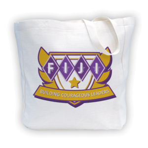 Phi Gamma Delta Fiji mom Mother’s Day gift dad Father’s Day bid day recruit recruitment rush tea dads bbq barbecue roller skating sisterhood brotherhood big little' lil' picnic beach vacation Christmas birthday mixer custom designs Greek Goods canvas tote bag