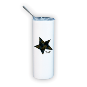 Sigma Delta Tau mom Mother’s Day gift dad Father’s Day bid day recruit recruitment rush tea dads bbq barbecue roller skating sisterhood brotherhood big little' lil' picnic beach vacation Christmas birthday mixer custom designs Greek Goods travel tumbler with straw stainless steel