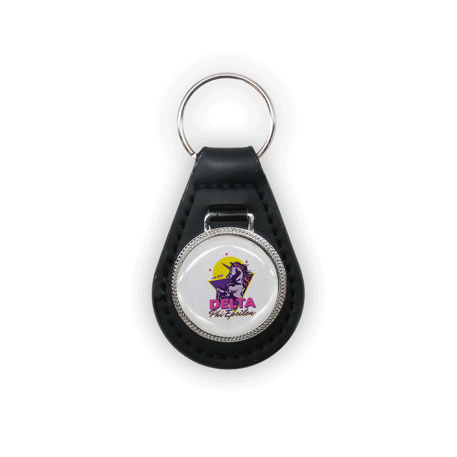 Delta Phi Epsilon DPhiE mom Mother’s Day gift dad Father’s Day bid day recruit recruitment rush tea dads bbq barbecue roller skating sisterhood brotherhood big little' lil' picnic beach vacation Christmas birthday mixer custom designs Greek Goods canvas tote bag leather keychain keyring